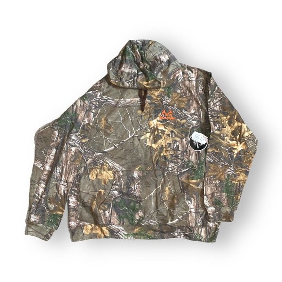 Realtree Men's Hunting Hoodie w/Front Pouch Pockets Realtree Xtra Camo - XL NWT - Picture 2 of 11